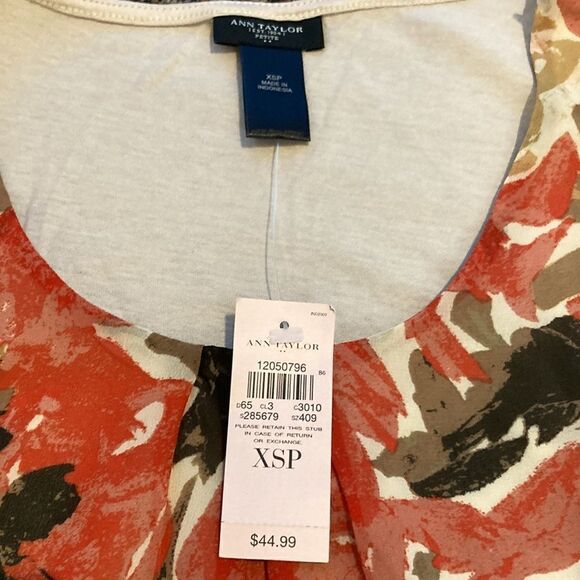 Ann Taylor petite extra small tank top - Picture 2 of 8